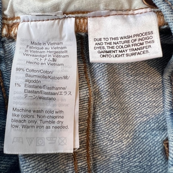 Madewell Cut-Off High Rise Jean Shorts sz 32 - Picture 9 of 9